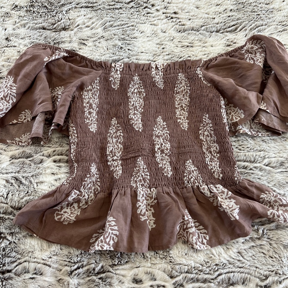 Off The Shoulder Darling Mauve Color Top By Mahin… - image 2